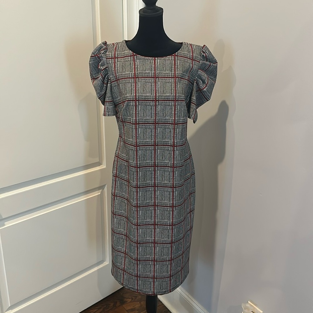 Patterned sleeved Shelby &Palmer dress